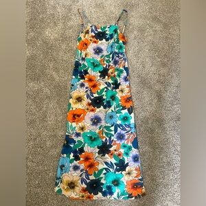 O’Neil Floral Midi Dress with Vibrant Colors